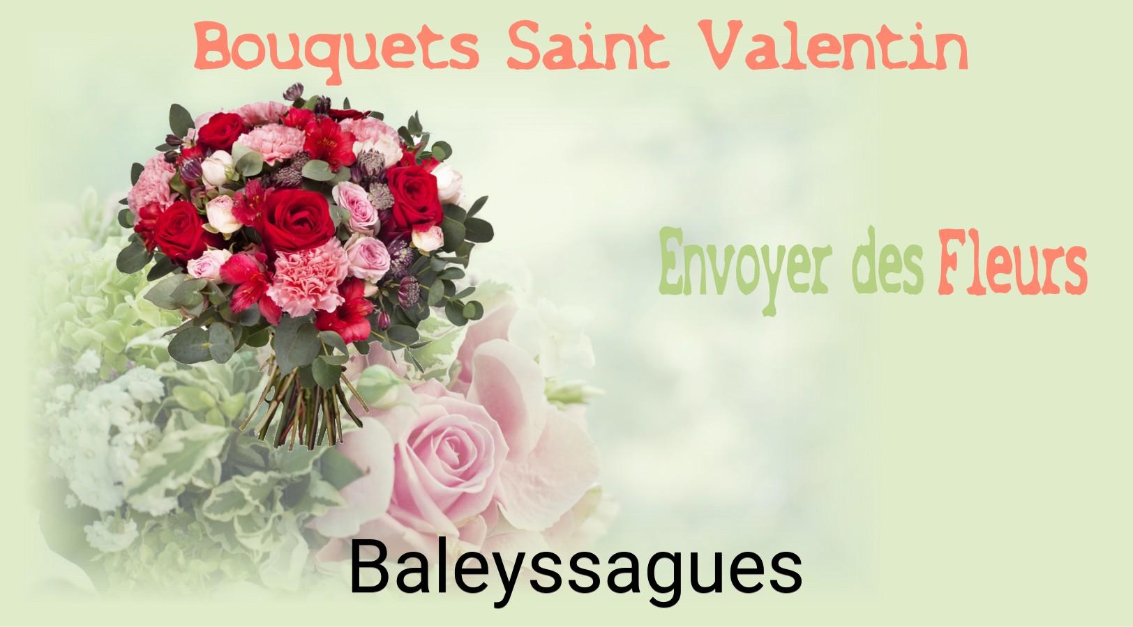 Roses de Saint-Valentin livrées à Baleyssagues